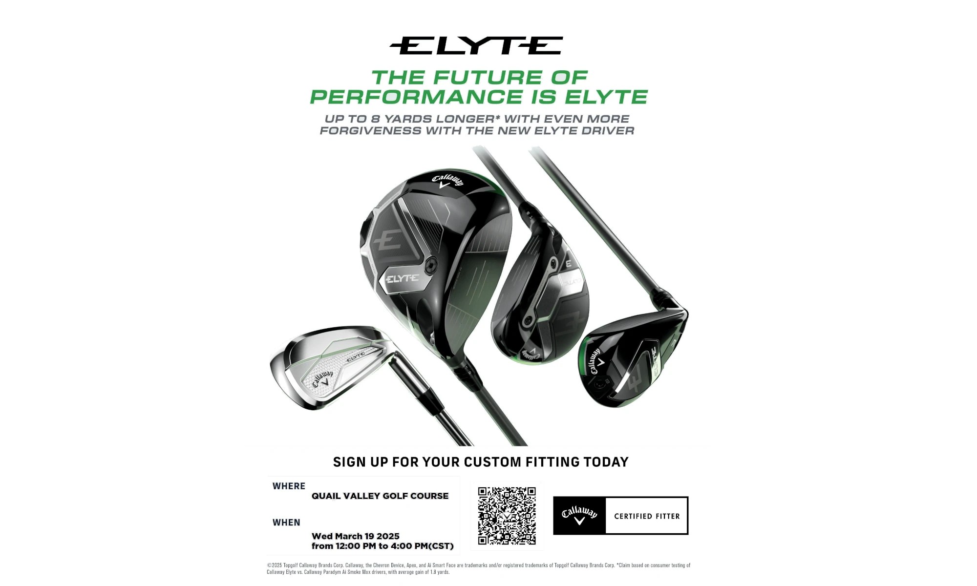 Callaway Performance Fitting March 2025